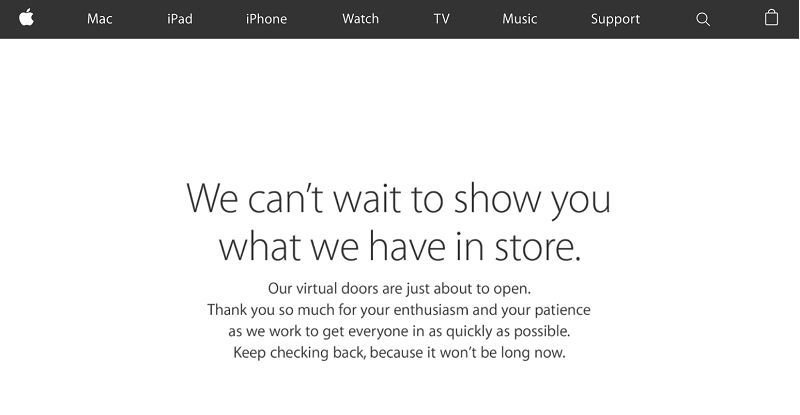 Apple’s Online Store To Go Down Tomorrow, New Products Imminent?