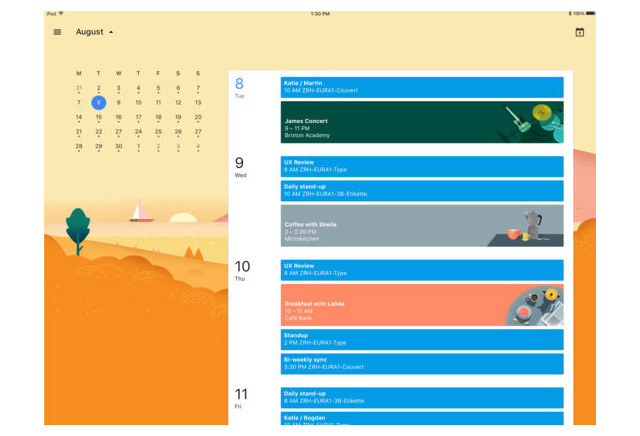 Google Calendar Gains Native Apple iPad Interface With Latest iOS Update