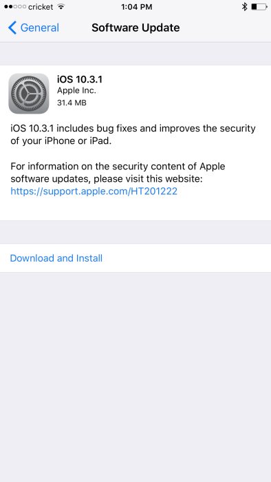 iOS 10.3.1 Brings Back Support for 32-bit Devices 