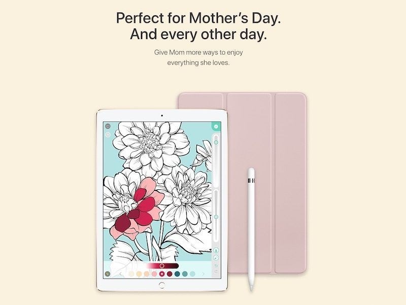 Apple's Gift Suggestions For Mother's Day