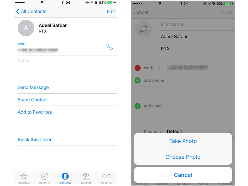 Add a Contact Photo For Your iPhone