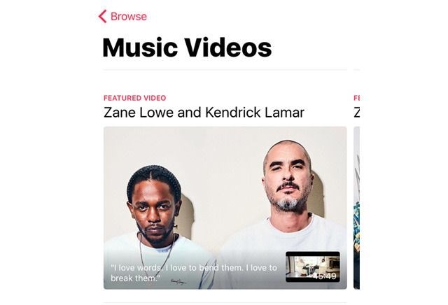 Apple's 'iOS 11' Music App to Put More Focus on Apple Music Video Content