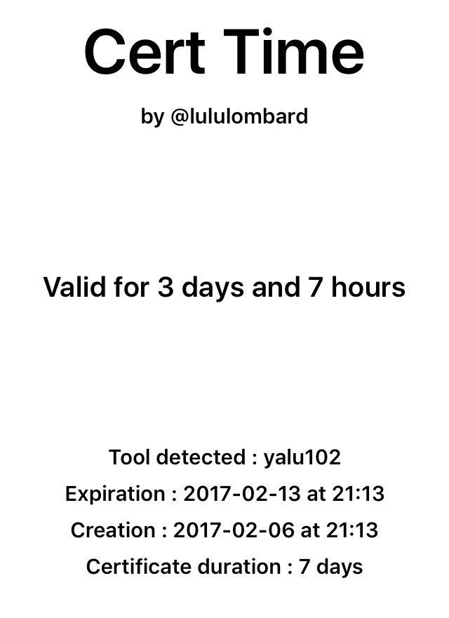 This Cydia App Shows When the iOS 10 Yalu Jailbreak App Will Expire