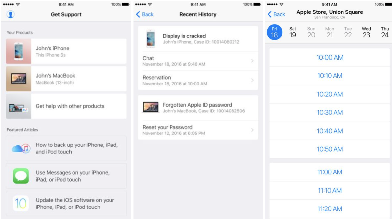Apple Support App on iOS That Adds a Host of New Feature