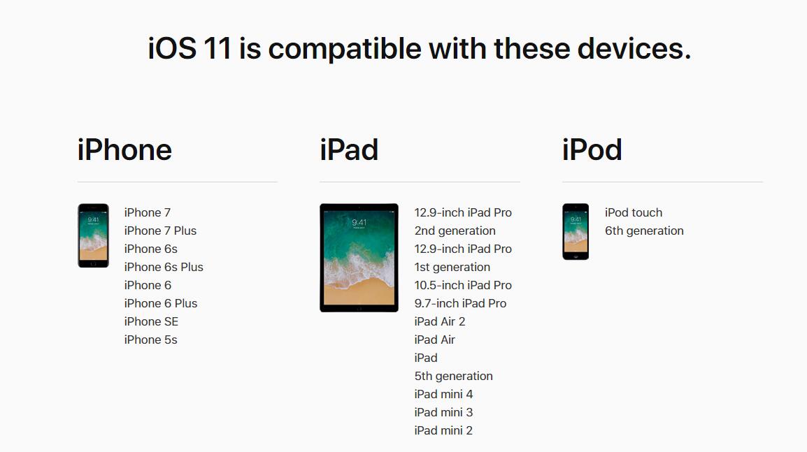 Apple Releases First Developer Betas of iOS 11, watchOS 4, macOS 10.13, and tvOS 11