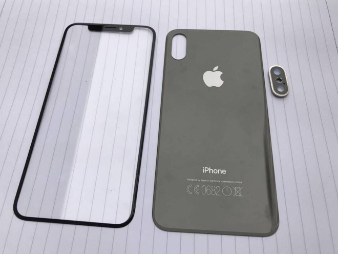 Leak Purports to Show Front and Back Panels of Apple's 'iPhone 8'