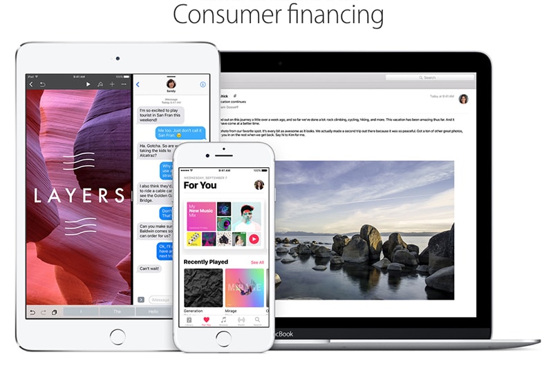 Apple No Longer Offers Financing to Individuals in Canada