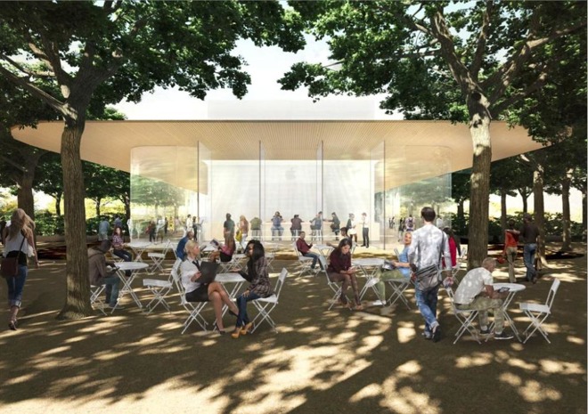 Apple Park Visitor Center Getting Ready for the Public from Apple Hiring