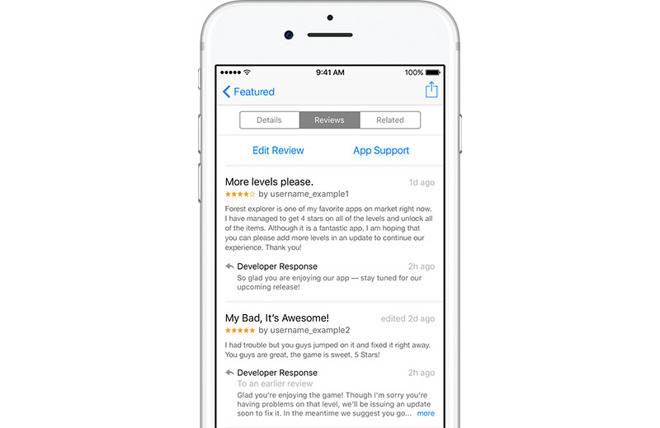 Developer Customer Support Teams Can Now Respond to App Store Reviews