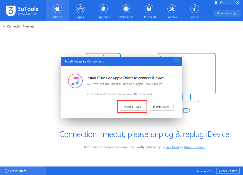 How to Install iTunes on PC Using 3uTools?