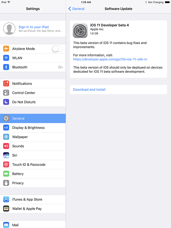Upgrade to iOS 11 Beta 4 on 3uTools