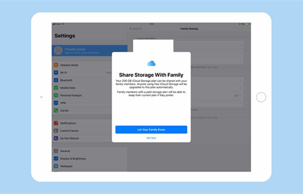 How to Share Your iCloud Storage Plan With Family Members?