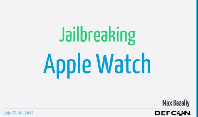 WatchOS Jailbreak Was Demoned by Fried Apple Team