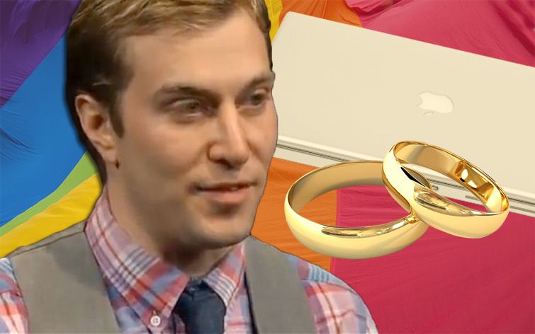 Man That Tried to Marry His Macbook Sues Bakery For Not Giving Him A Wedding Cake