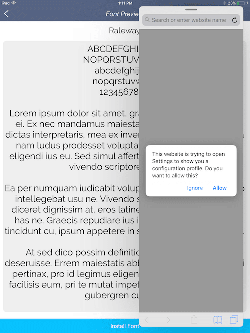 How to Install Fonts on iPhone or iPad?