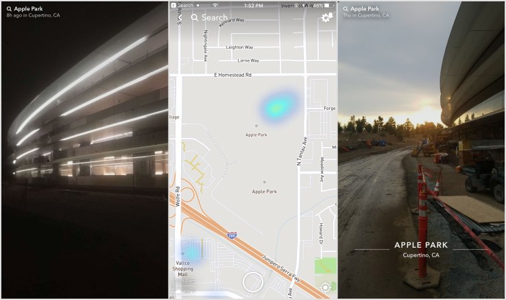 Construction Workers are Posting Snapchat Stories from Inside Apple Park