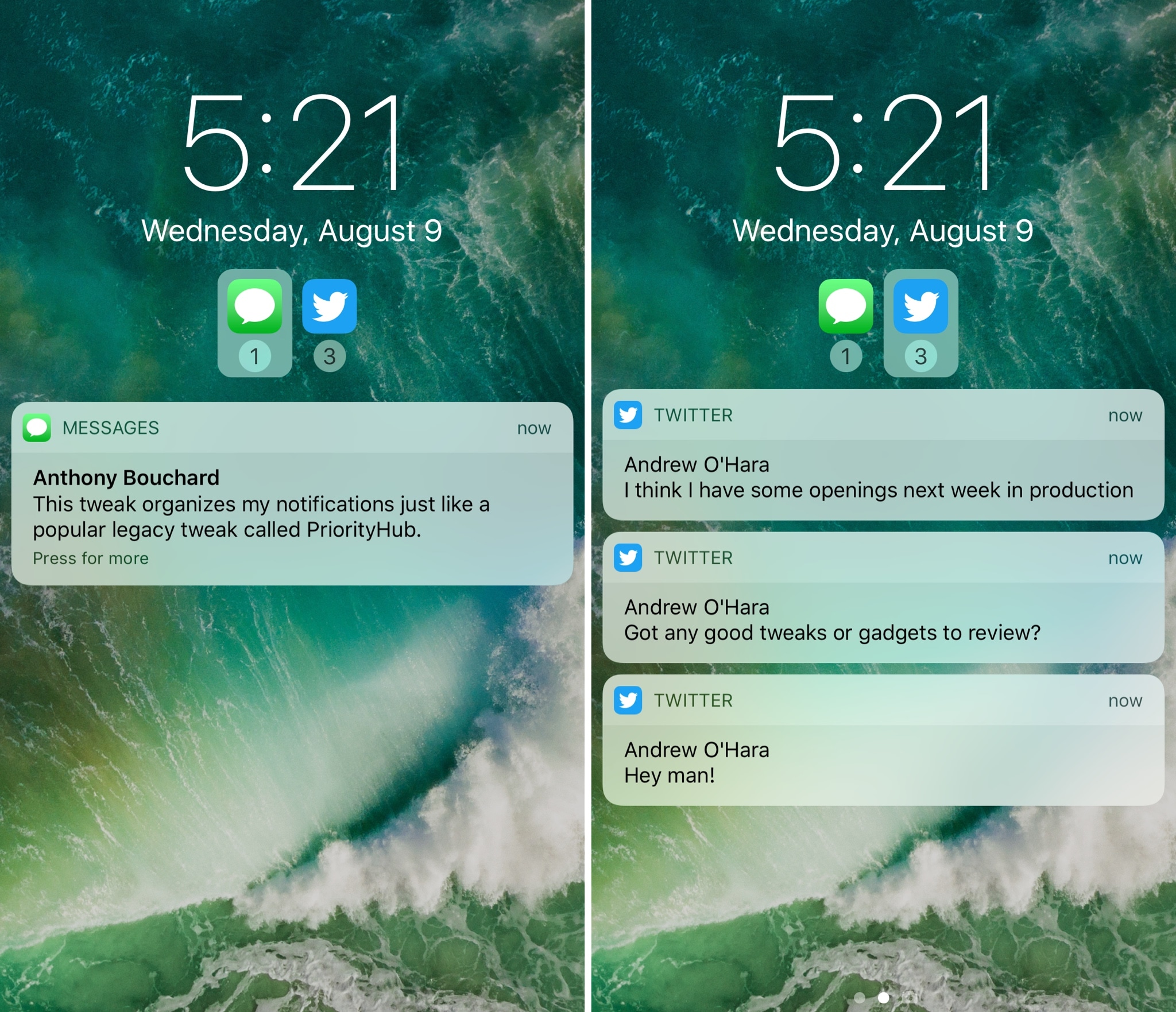Atmos Groups iDevice’s Notifications In A Perfect Manner