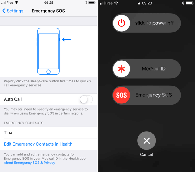 How to Use Emergency SOS Feature on iOS 11?