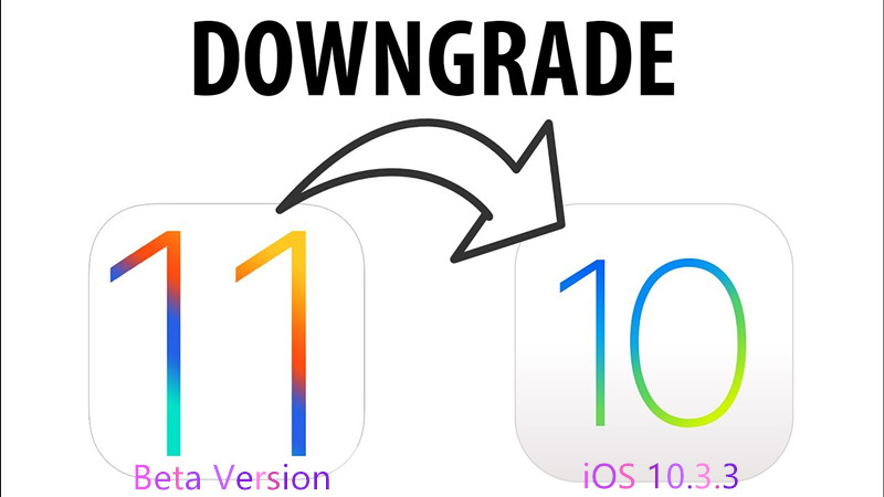 Downgrade iPhone From iOS11 Beta Version to iOS 10.3.3