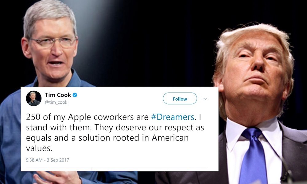 Apple CEO Tim Cook Pledges Support to Employees Affected by DACA in New Letter