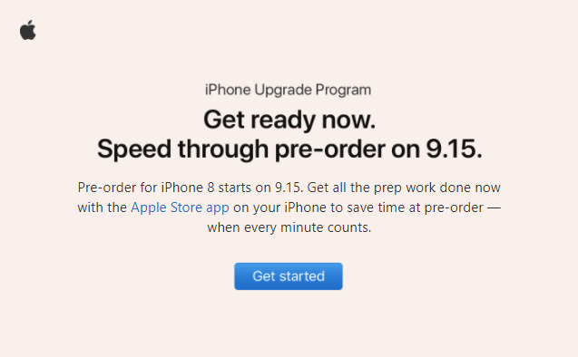 Apple invites Upgrade Program members to 'prep'  iPhone 8 pre-orders