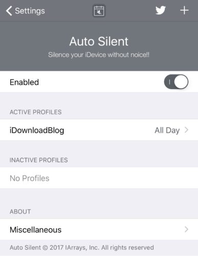Auto SilentMe Silences your iPhone Based on Calendar Events