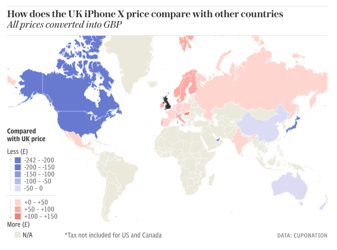 Apple Responds to Criticism of Higher UK iPhone Prices