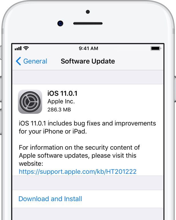 Apple Releases iOS 11.0.1 Software Update for iPhone and iPad