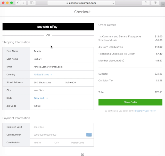 Square Checkout Now Works With Apple Pay on the Web