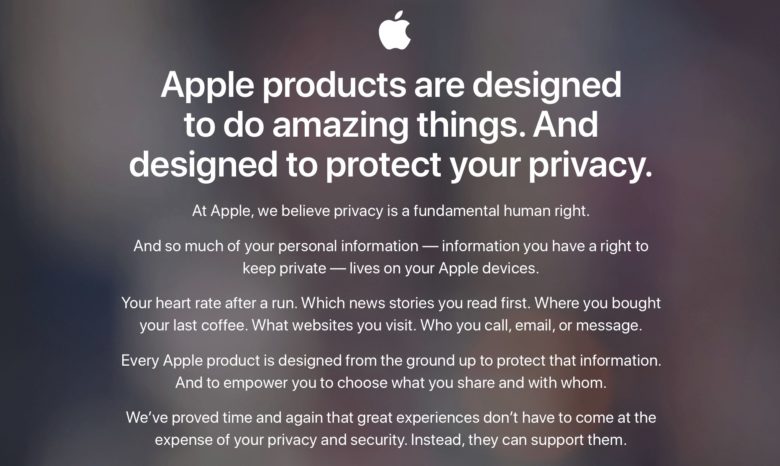 Tim Cook and Phil Schiller Promote Apple’s Updated Privacy Page