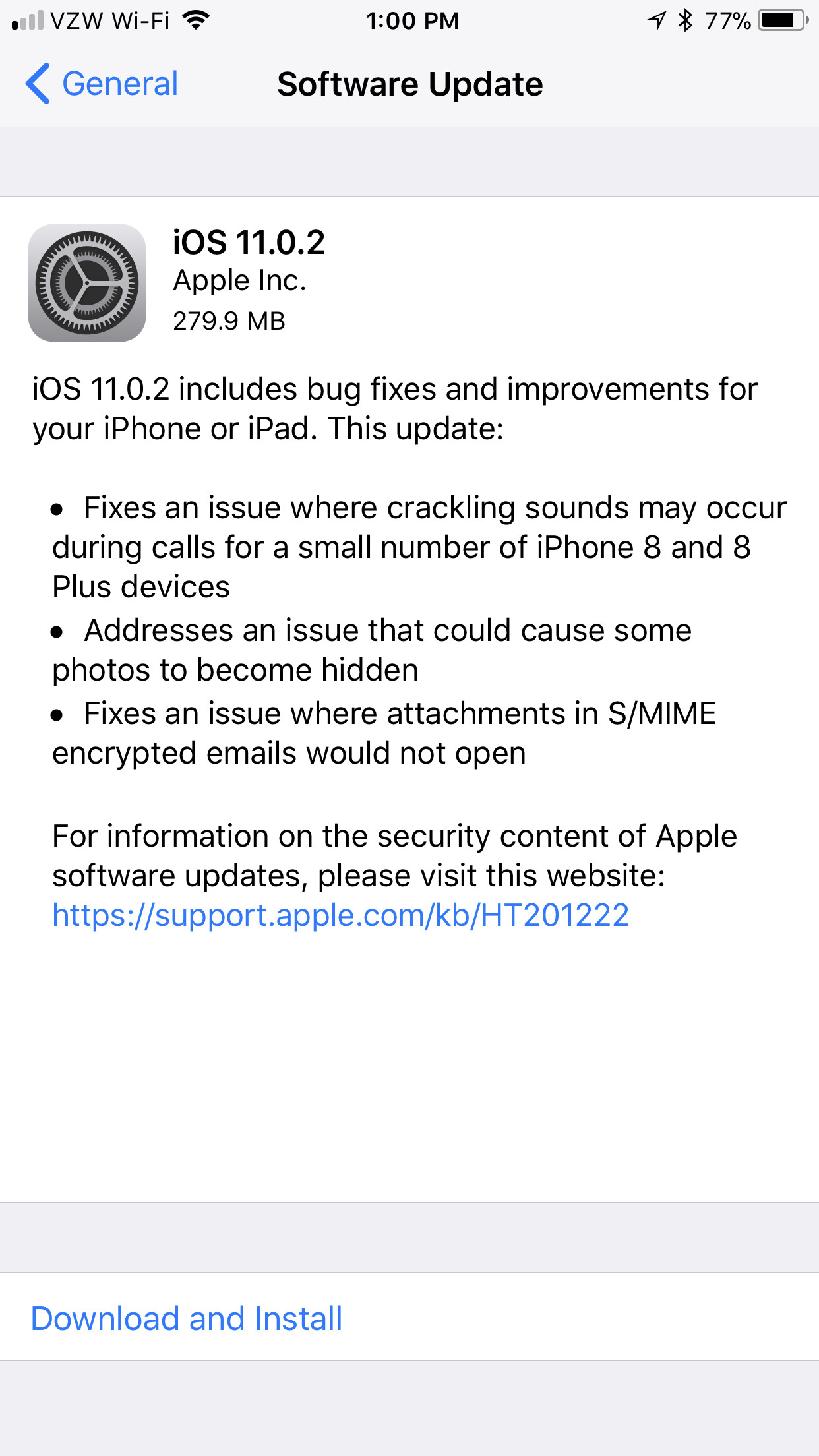 Apple Releases iOS 11.0.2 As It Claims to Have Fixed 'Crackling' Heard On Calls  