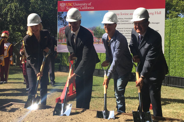 Jimmy Iovine and Dr. Dre Break Ground on Permanent Home for Their USC Academy
