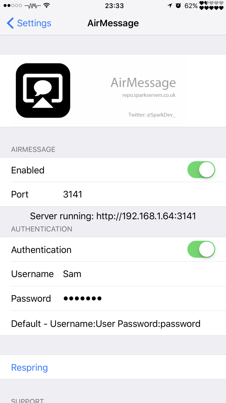 AirMessage: A Remote Messages Alternative for iOS 10