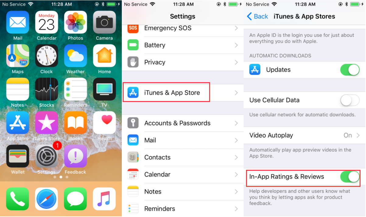 How to Disable Annoying In-App Ratings & Reviews on iOS 11?