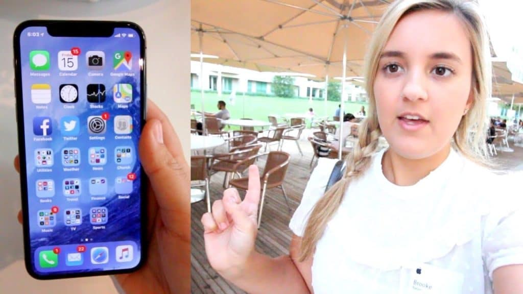 YouTube Vlogger Provides A Quick Hands-On with iPhone X From Inside Apple Campus