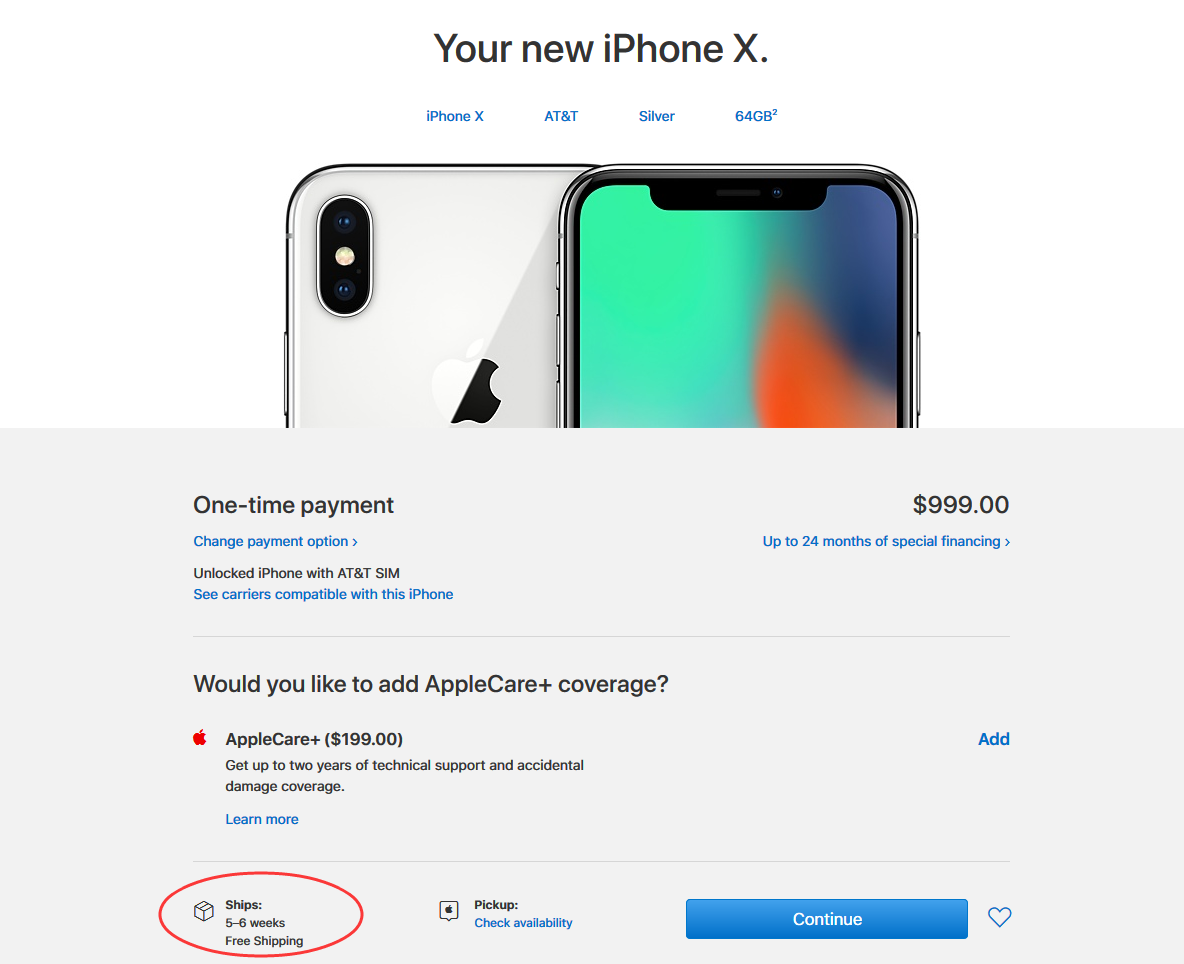 iPhone X Sold Out in 30 Minutes!