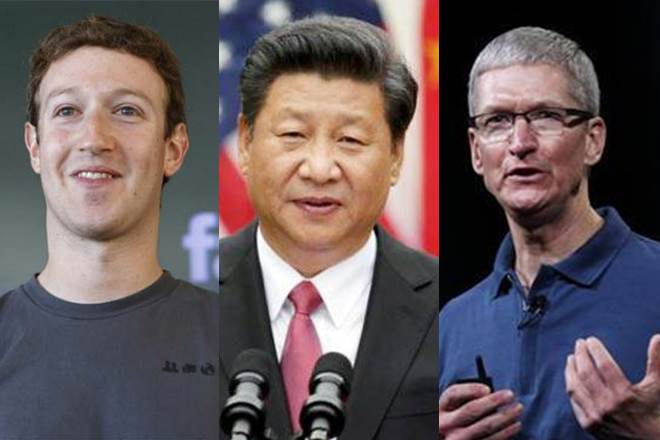 Tim Cook & Zuckerberg meet with Chinese President Xi