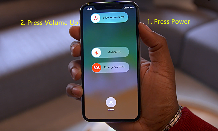 How to Turn off iPhone X?