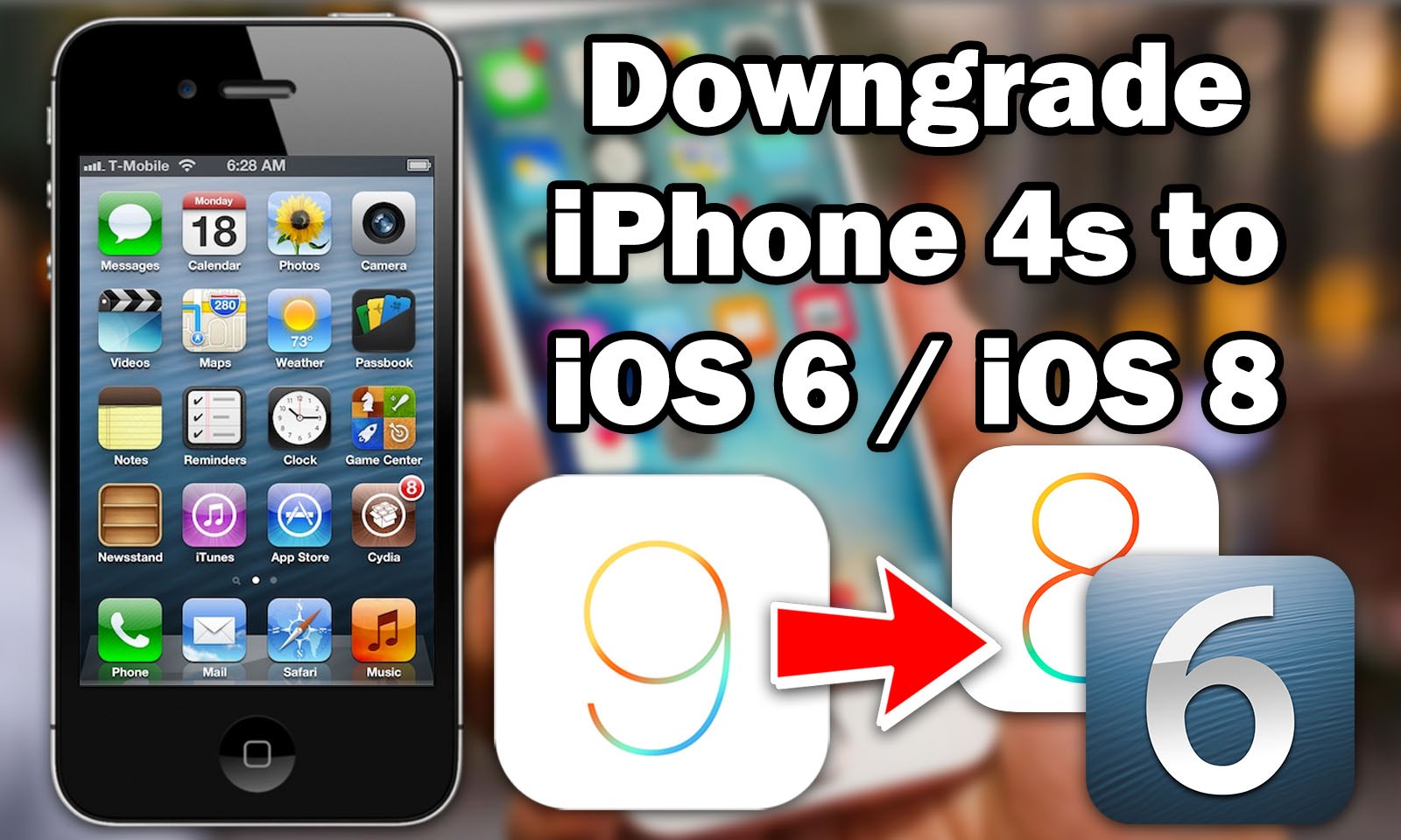 downgrade iphone 4s to ios 6 without jailbreak