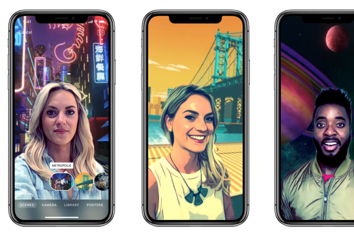 Apple Clips Update Uses iPhone X's TrueDepth Sensors for 360-degree Selfie Scenes