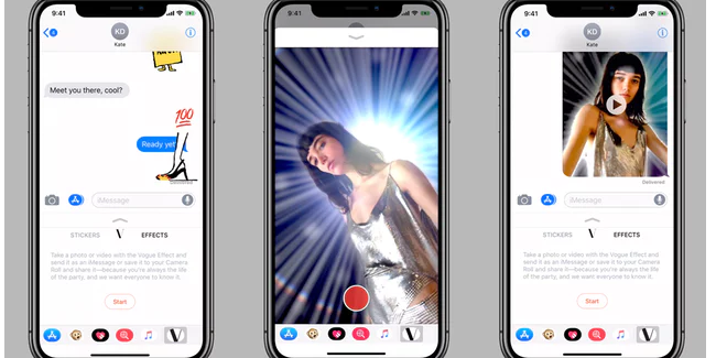 Vogue US Partners with Apple on Augmented-Reality Feature