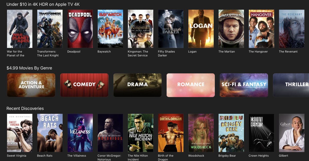 iTunes Kicks Off Black Friday $5 movie Sale Across Nearly Every Genre 