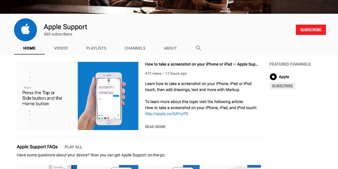 Apple Support launches YouTube channel featuring how-to tutorial videos 