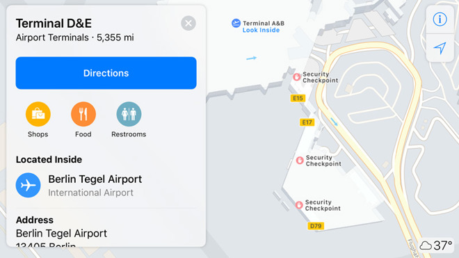 Apple Adds Indoor Maps for Airports in Berlin, London, Geneva & Amsterdam
