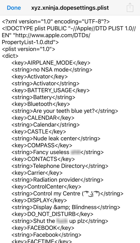 DopeSettings is An iOS Jailbreak Tweak that Allows Users to Add Custom Tags to Settings