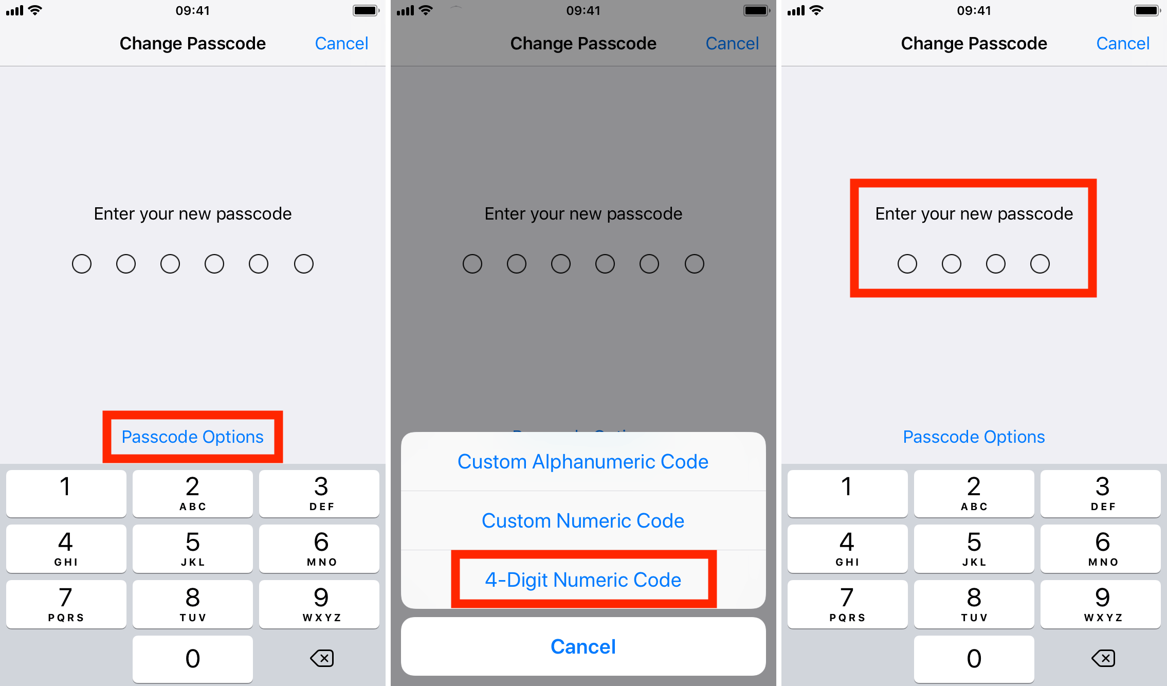 How to Change iPhone or iPad Passcode Back to 4 Digits