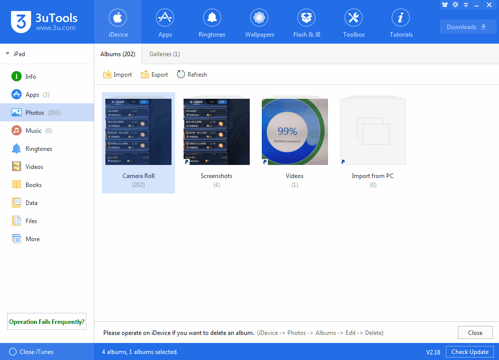 New Features of 3uTools V2.18