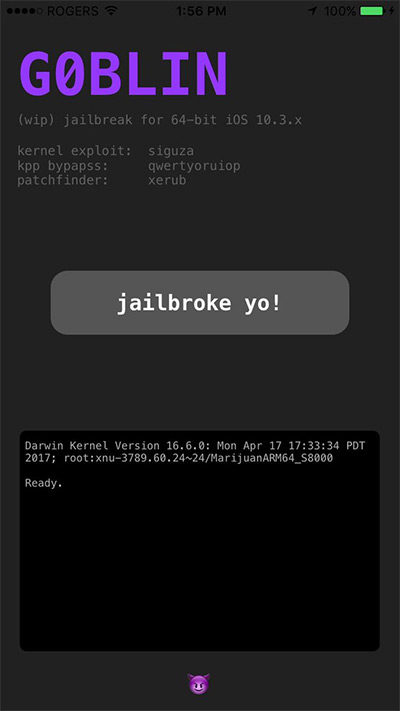 G0blin iOS 10.3.3 Jailbreak For 64-Bit Devices Is Compatible With Cydia And Substrate