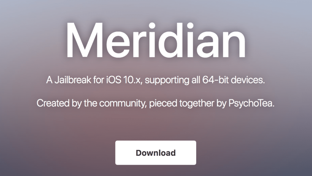 Meridian iOS 10.3.3 Jailbreak for 64-bit iOS Devices Released