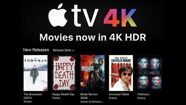 New 4K UHD Movies on Apple TV, And a Move for Cheaper Compression